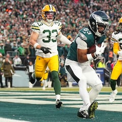 El triunfo de playoffs de los Eagles sobre Packers en imágenes
