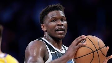 Why isn't Anthony Edwards playing for Minnesota?