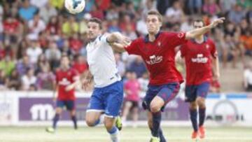 Roberto Torres, en un partido de pretemporada ante el Real Zaragoza.