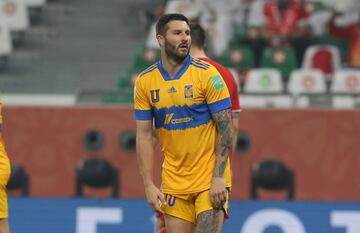 Andre-Pierre Gignac of Tigres during the game FC Bayern Munich (GER) vs Tigres UANL (MEX), corresponding to the FIFA Club World Cup Qatar 2020 Great Final, at the the Education City Stadium on February 11, 2021 in Doha, Qatar.
<br><br>
Andre-Pierre Gignac de Tigres durante el partido FC Bayern Munich (GER) vs Tigres UANL (MEX), correspondiente a la Gran Final de la Copa Mundial de Clubes de la FIFA Catar 2020, en el Estadio Ciudad de la Educacion el 11 de febrero de 2021 en Doha, Qatar.