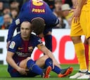 Esta fue la jugada en la que se lesionó Andrés Iniesta