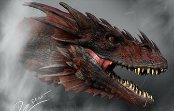 Arte conceptual de House of Dragons, la nueva serie.
