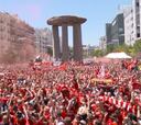 Emocionante "You'll never walk alone" en las calles de Madrid