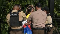 Seguridad en el partido entre Colombia y Argentina por Copa América