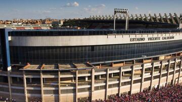 El estadio Vicente Calder&oacute;n.