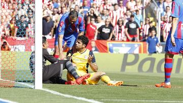 Diego Costa con Keylor Navas.