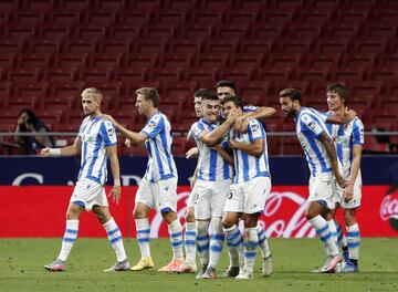 El belga que salió en la segunda parte sacó una falta lateral que se coló en la meta de Oblak. Con este resultado ambos equipos conseguían sus objetivos.