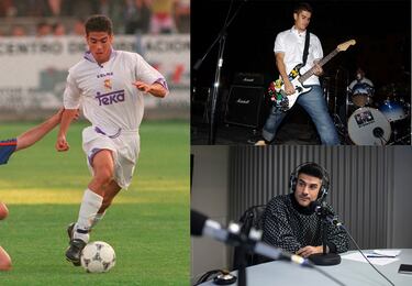 Como futbolista, se formó en la cantera del Real Madrid, hasta llegar al primer equipo. Una grave lesión truncó la progresión de su prometedora carrera deportiva. Comenzó su carrera musical como vocalista del grupo "Pignoise" y en la actualidad trabaja como comentarista de fútbol.
