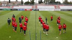 El Atlético prepara el partido ante el Málaga sin Cebolla