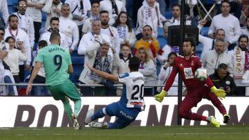 1X1 Espanyol: Diego López para, pero no puede hacerlo todo