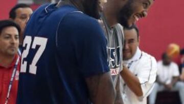 LeBron James y Carmelo Anthony.