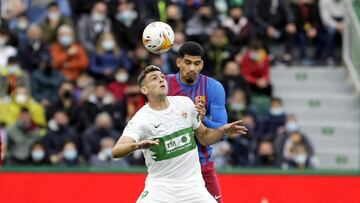 06/03/22 PARTIDO PRIMERA DIVISION
ELCHE - BARCELONA
LUCAS BOYE , ARAUJO
