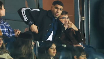 PARIS, FRANCE - MARCH 04: Achraf Hakimi is seen during the Ligue 1 match between Paris Saint-Germain and FC Nantes at Parc des Princes on March 04, 2023 in Paris, France. (Photo by Pierre Suu/WireImage)