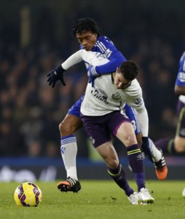 El volante colombiano se devoró cada metro de la cancha del Stamford Bridge. 









