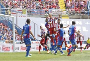 En su vuelta al Atleti en la temporada 2014/15, Torres marc¨® el primer gol de su segunda etapa como Rojiblanco en un 2-2 contra el Levante en la Ciutat de Valencia.
