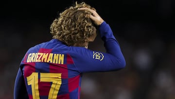 Antoine Griezmann, ayer en el Joan Gamper. 