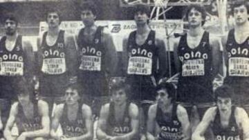 Plantilla del Bosna campeón de Europa en 1979.