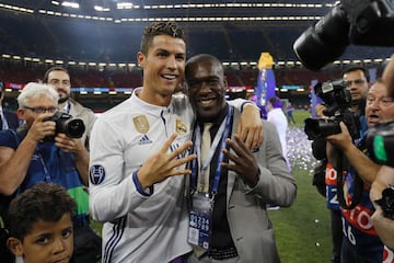 Cristiano Ronaldo and Clarence Seedorf.