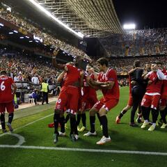 5 partidos históricos entre el Valencia y el Sevilla