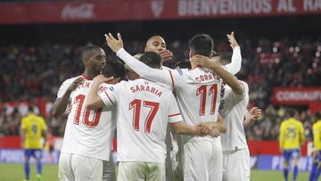11/01/18 PARTIDO COPA DEL REY OCTAVOS VUELTA
SEVILLA - CADIZ
GOL 2-0 JOAQUIN CORREA ALEGRIA