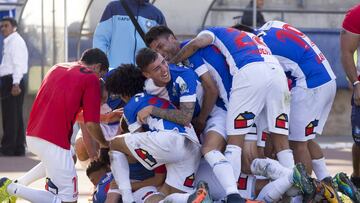 Futbol, Antofagasta vs Deportes Temuco
Campeonato Scotiabank 2018.
El jugador de Deportes Temuco Cristian Canio celebra luego de convertir un gol contra Antofagasta durante el partido de primera division disputado en el estadio Calvo y Bascuan, en Antofagasta, Chile.
05/05/2018
Cristian Rudolffi/Photosport********
Antofagasta vs Deportes Temuco
Scotiabank championship 2018.
Deportes Temuco's player Cristian Canio celebrates after scoring against Antofagasta during the first division football match held at the Calvo y Bascuan stadium in Antofagasta, Chile.
05/05/2018
Cristian Rudolffi/Photosport