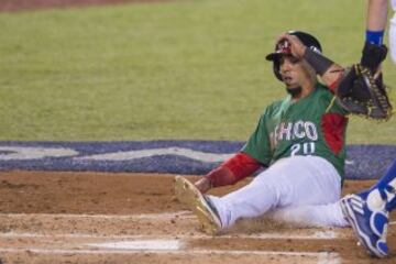 Action photo during the match Mexico vs Italia corresponding of the World Baseball Classic 2017, in Jalisco.
Foto durante el partido Mexico vs Italia correspondiente al Clasico Mundial de Beisbol 2017, en Jalisco, en la foto: Sebastian Elizalde Mexico
09/03/2017/MEXSPORT/Cristian de Marchena