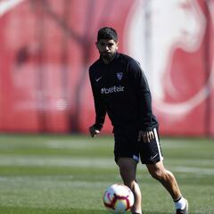 Mimos para Banega de cara al sprint final por la Champions