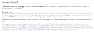 La Wikipedia convierte al árbitro de VAR del Inter-Barça en “ladrón de Champions”