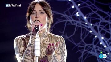 Alba Gil, la ganadora de &quot;La Voz 5&quot;, durante su actuaci&oacute;n en la final.