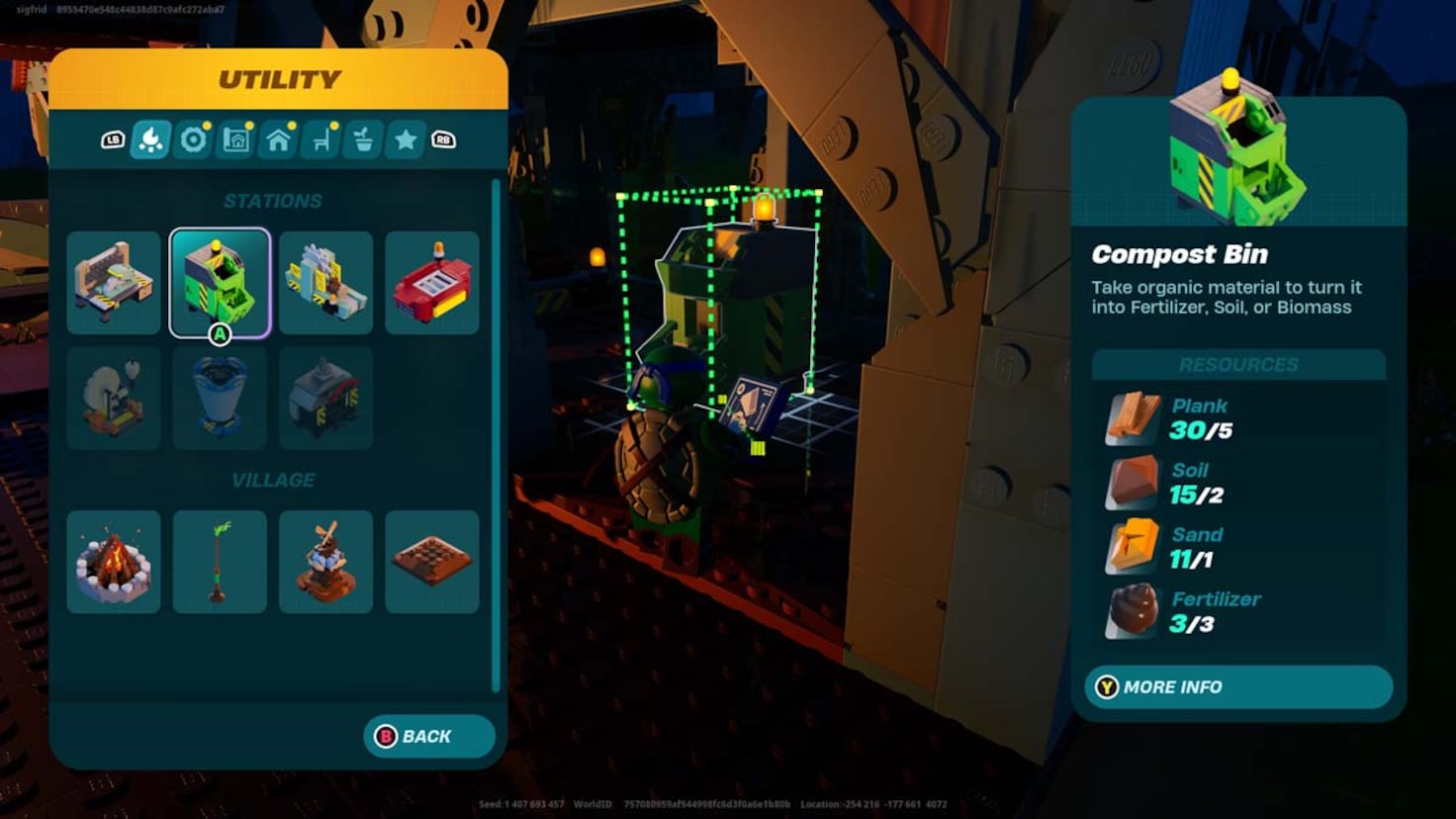 How to make the Compost Bin in LEGO Fortnite Requirements and uses