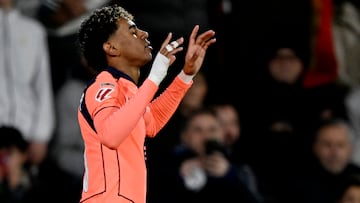 Soccer Football - LaLiga - Elche v FC Barcelona - Estadio Manuel Martinez Valero, Elche, Spain - January 31, 2026 FC Barcelona's Lamine Yamal celebrates scoring their first goal REUTERS/Pablo Morano