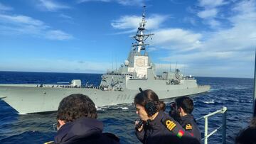 España valida un barco portugués para entrar en combate por primera vez en su historia