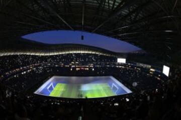 Una fiesta se vivió en la inauguración del nuevo estadio del Monterrey.