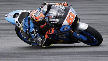 Tito Rabat con la Honda del Marc VDS en el test de Sepang.