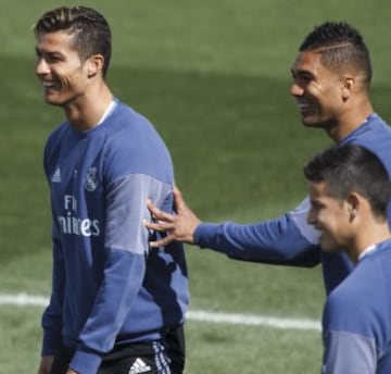 Casemiro y Cristiano.