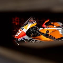 Honda usó un doble de Marc Márquez en la presentación