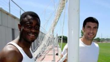 <b>SEGURO. </b>La dupla atacante está sacando al Cádiz de los puestos bajos de la clasificación.