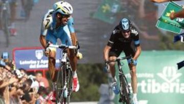 Reparto del bot&iacute;n. Fabio Aru aceler&oacute; en el &uacute;ltimo repecho para lograr su segunda victoria por delante de Froome, que gast&oacute; m&aacute;s en la subida pensando en la general.
 