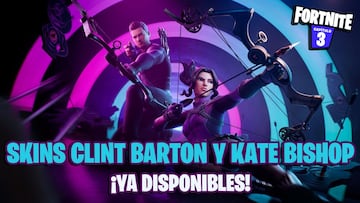 Fortnite x Ojo de Halcón: skins Clint Barton y Kate Bishop ya disponibles