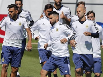 15/06/18 MUNDIAL RUSIA 2018
 ENTRENAMIENTO ARGENTINA
   AGUERO 