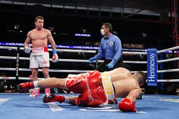 Así se vivió el Canelo vs Yildirim en imágenes