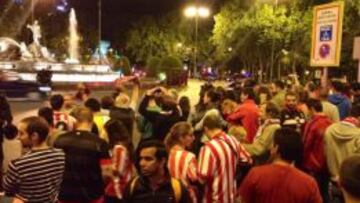 Los atléticos celebraron en Neptuno el pase a la final