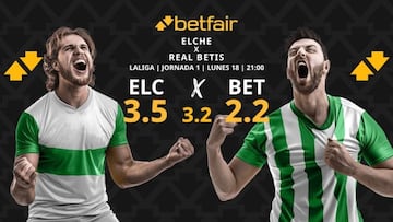 Elche CF vs. Real Betis: horario, dónde ver, estadísticas y pronósticos