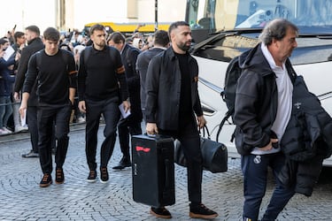 La llegada del Real Madrid a Leipzig