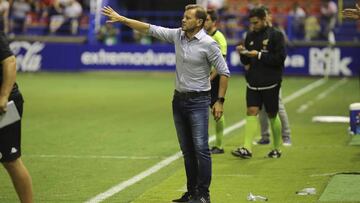 Manuel Alfredo Mosquera, entrenador del Extremadura. 