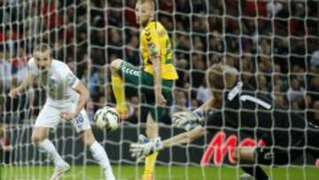 EN RACHA. Harry Kane marcó su primer gol con Inglaterra 79 segundos después de debutar.