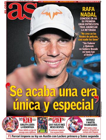 Las portadas de AS de octubre