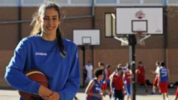 María Conde, en las canchas del Ramiro.