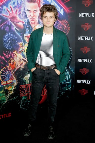 El actor que interpreta a Steve Harrington en 2019.