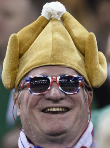 Otro aficionado irlandés en el Mundial de Rugby.